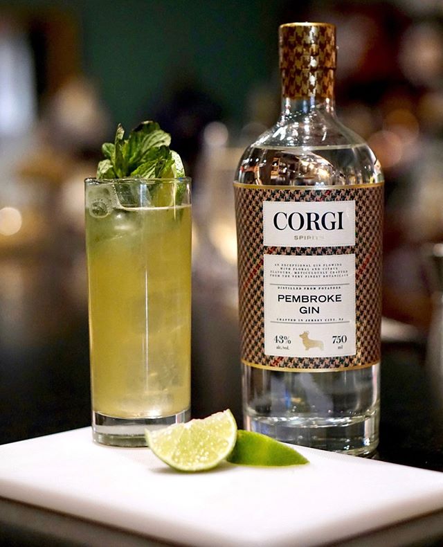It might be a little grey outside today, but try to see the Sunshine Through The Fog. In fact, that just so happens to be the name of this drink. ⛅ Pembroke Gin + lime + brown sugar + mint. 
It's only $8 tonight, as is the rest of our spring menu, for Happy Hour. #happyhour #cocktails #sunshine #thirstythursday #corgispirits