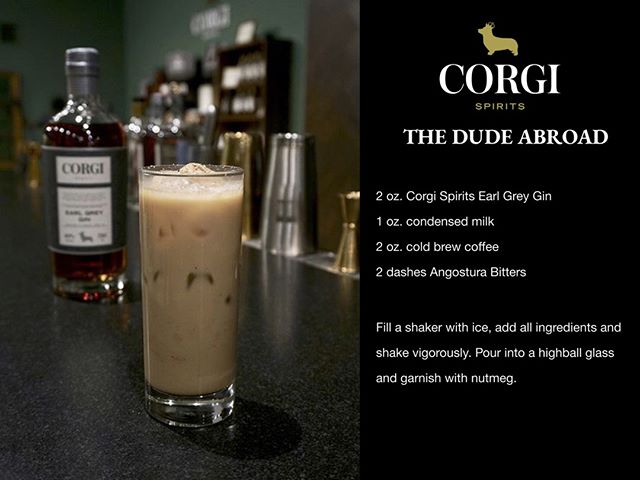 There's some nice weather out there today. While our tasting room doesn't open until Thursday, you can play bartender at home with a refreshing drink after work. Here's one from the archives, The Dude Abroad. 
#cocktails #homebar #recipes #coffee #corgispirits